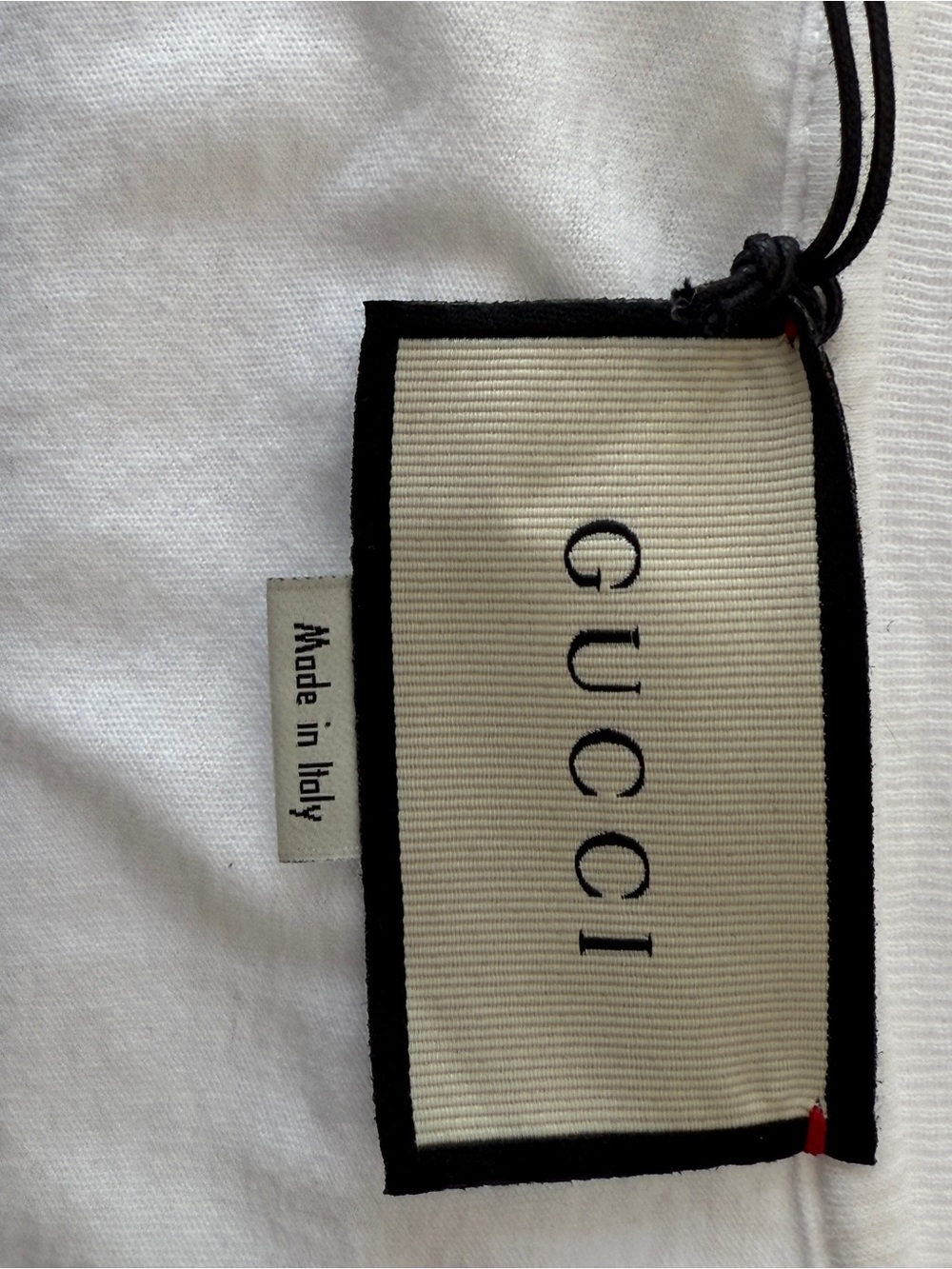 GUCCI Vintage Web Print Logo T-Shirt White XL  NWT 440103 - Picture 4 of 8
